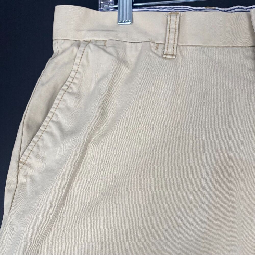 Tommy Hilfiger Pants Men's Size 36X30 Ivory Flat Front Chinos Tailored Fit - Picture 15 of 16
